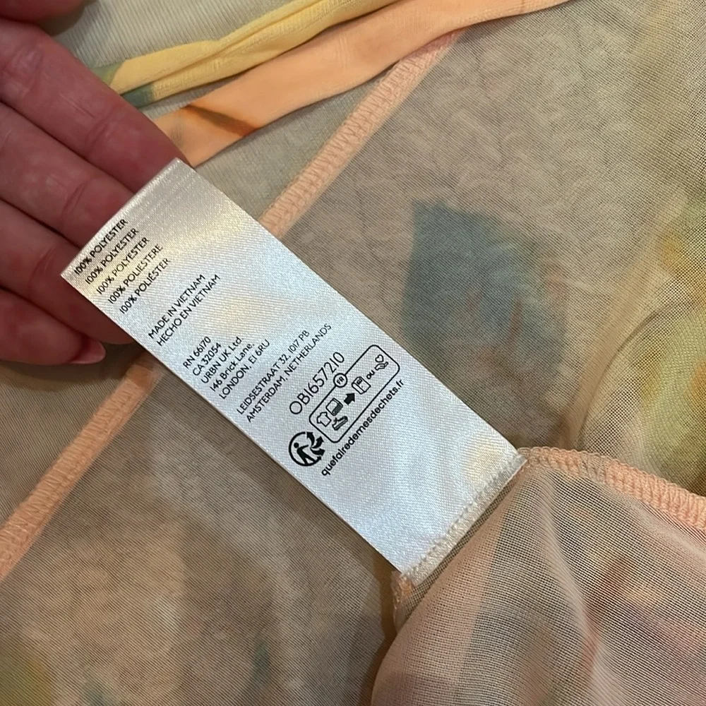 NWT Urban Outfitters Sheer Babydoll Dress - Picture 4 of 5
